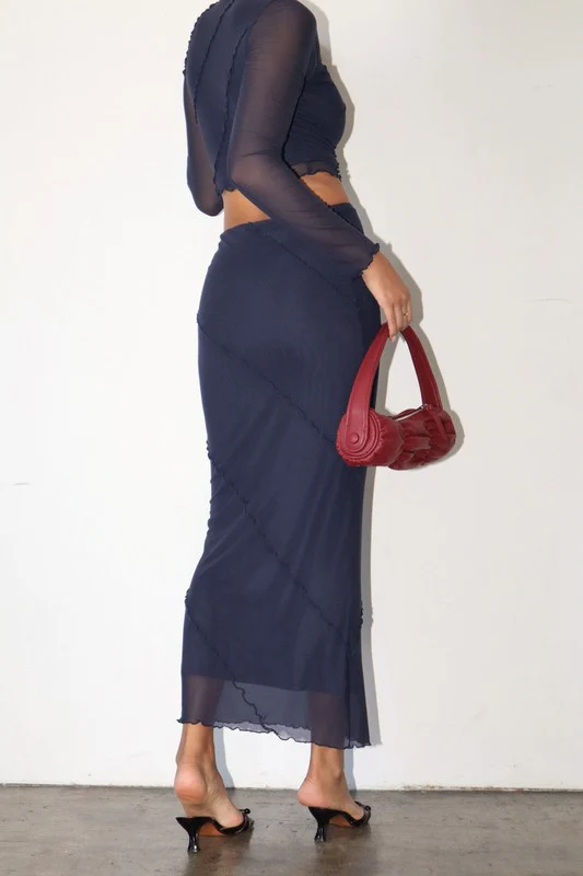 Not Meshing Around Maxi Skirt - Image 15