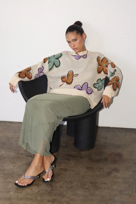 Not Meshing Around Maxi Skirt - Image 3