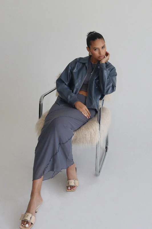 Not Meshing Around Maxi Skirt - Image 9