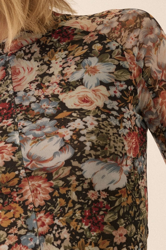 Bring It Back Floral Top - Image 10