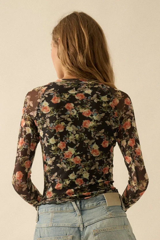 Bring It Back Floral Top - Image 13