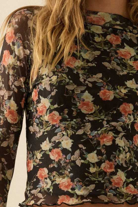 Bring It Back Floral Top - Image 14