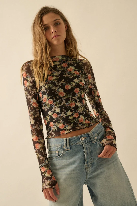 Bring It Back Floral Top - Image 2