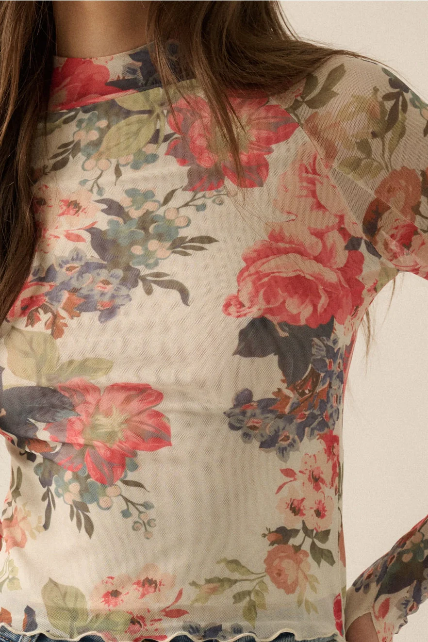 Bring It Back Floral Top - Image 6