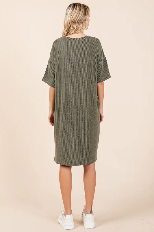 In A Minute Tee Dress - Image 4