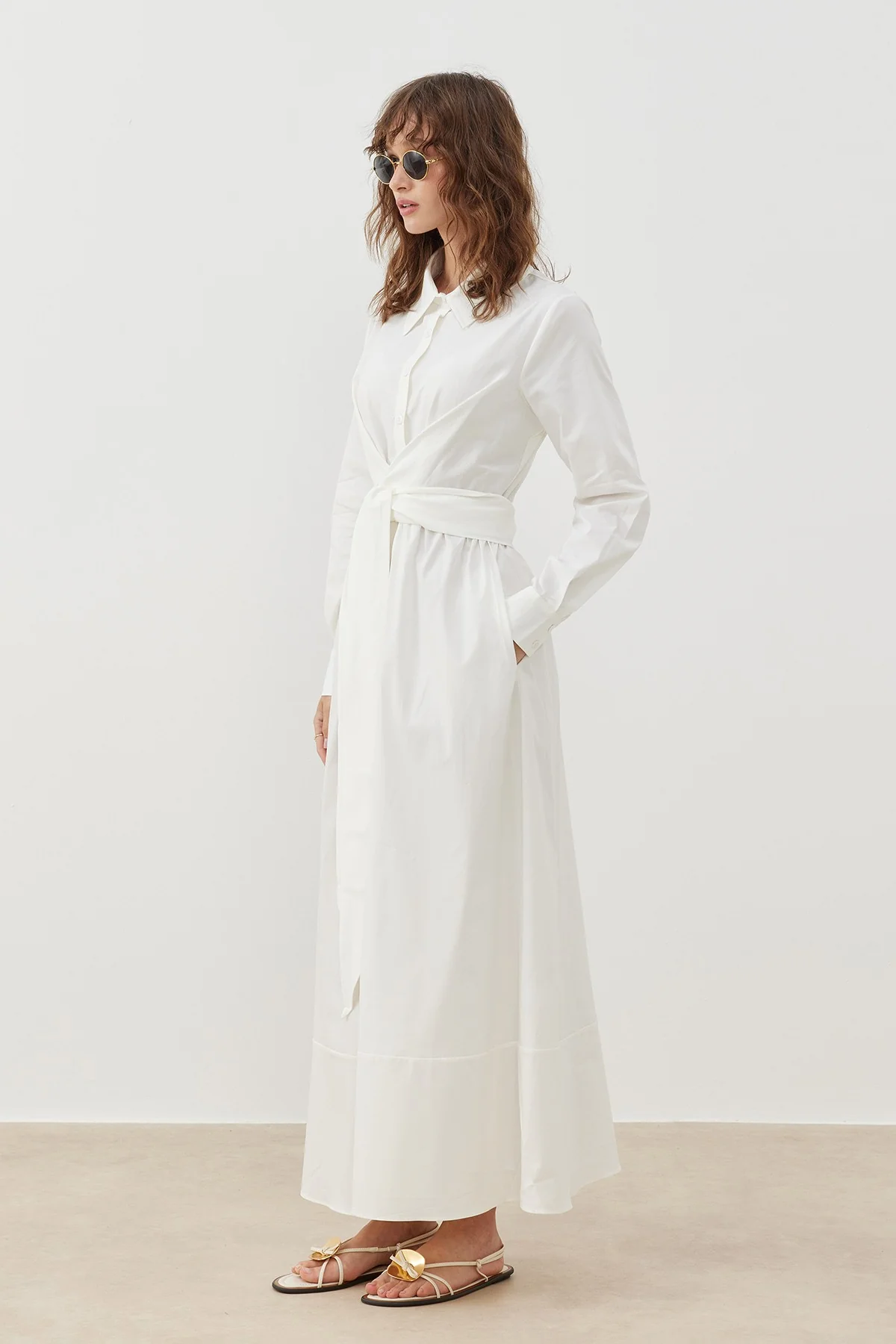 Mera Poplin Dress - Image 10