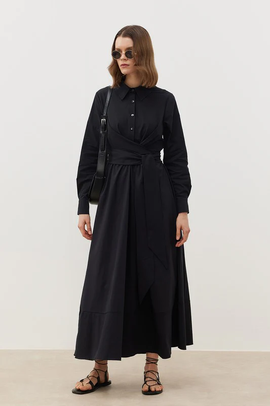 Mera Poplin Dress - Image 4