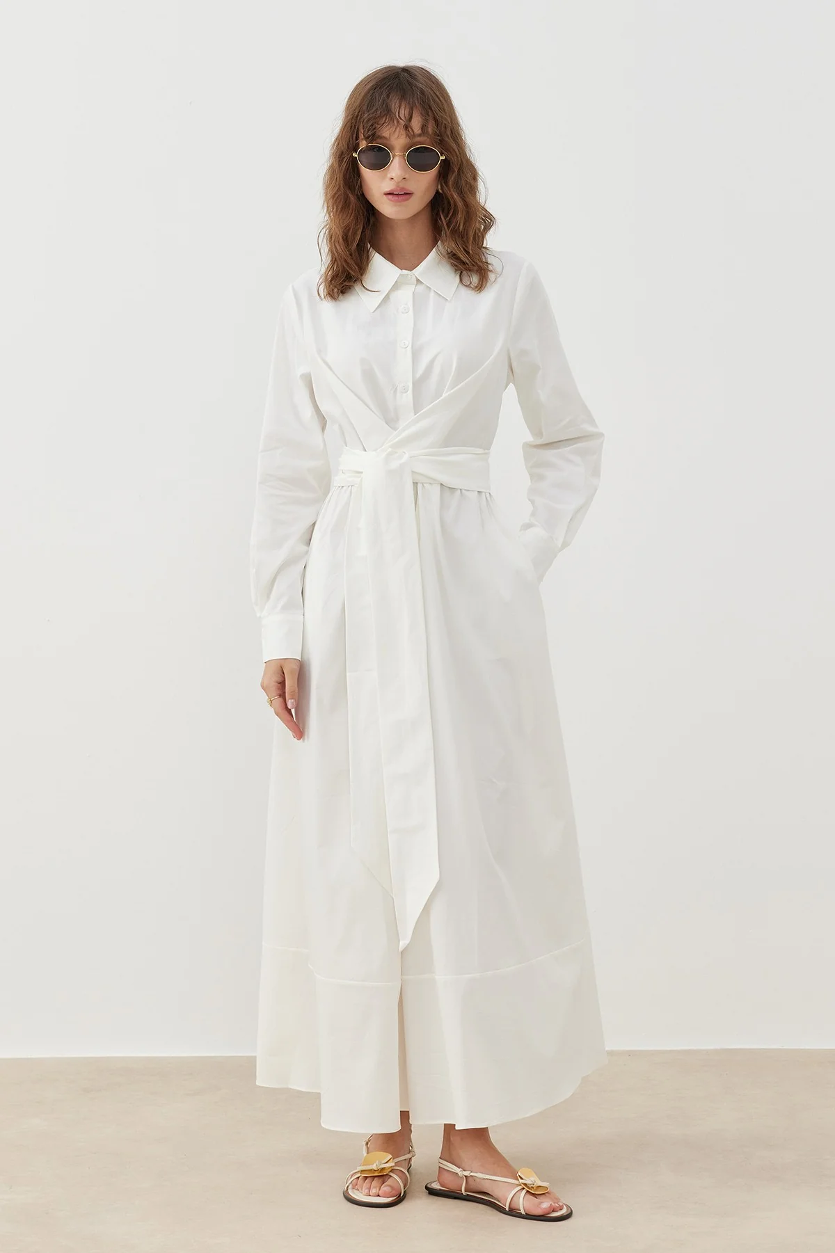 Mera Poplin Dress - Image 8
