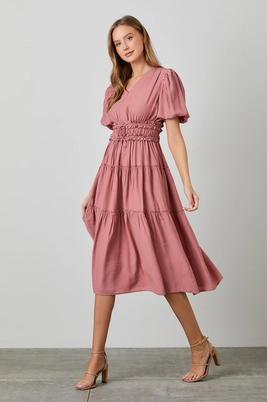 Prairie Puff Sleeve Dress - Image 2