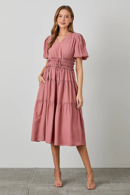 Prairie Puff Sleeve Dress - Image 4