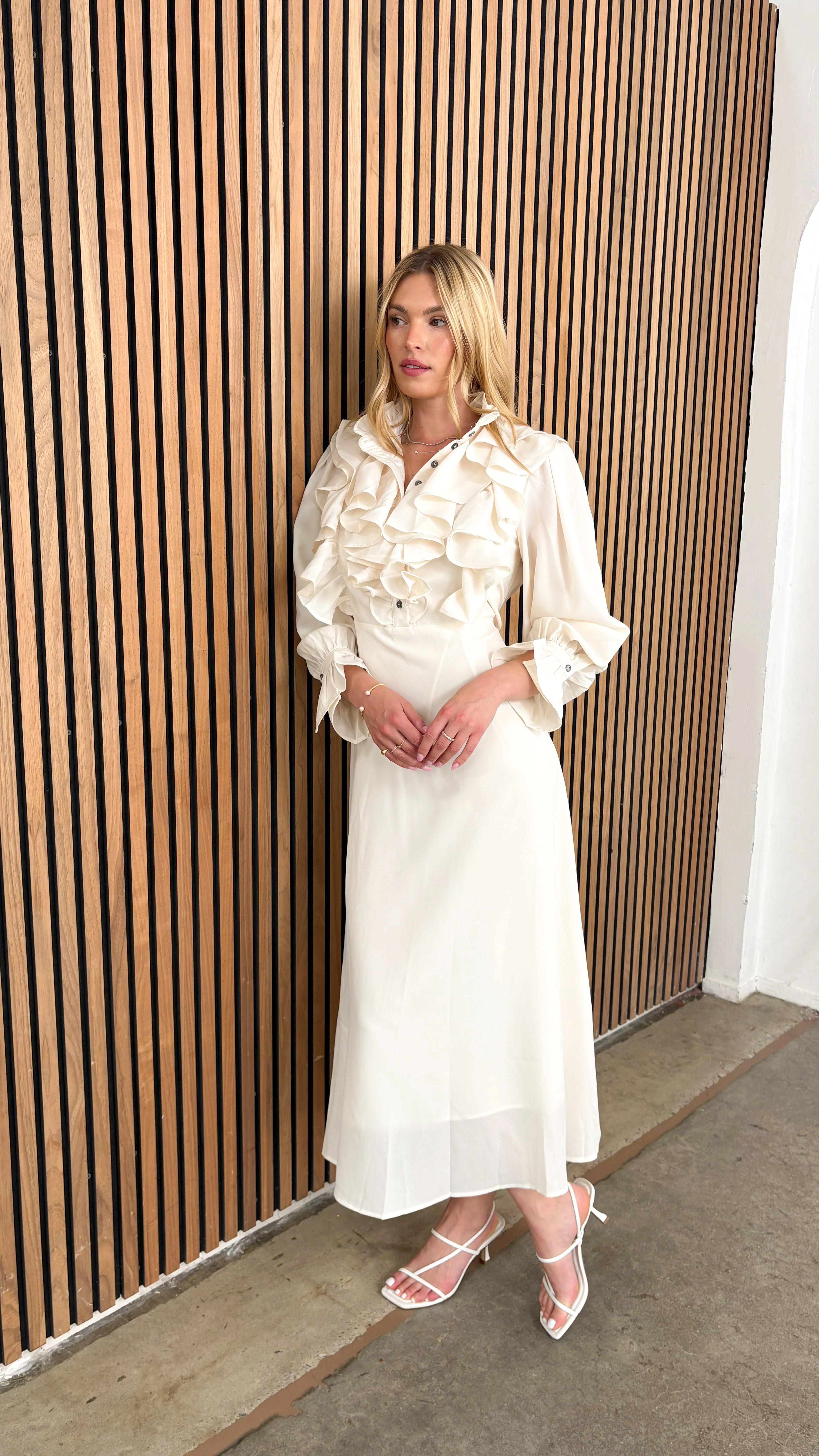 Rena Ruffle Dress - Image 3