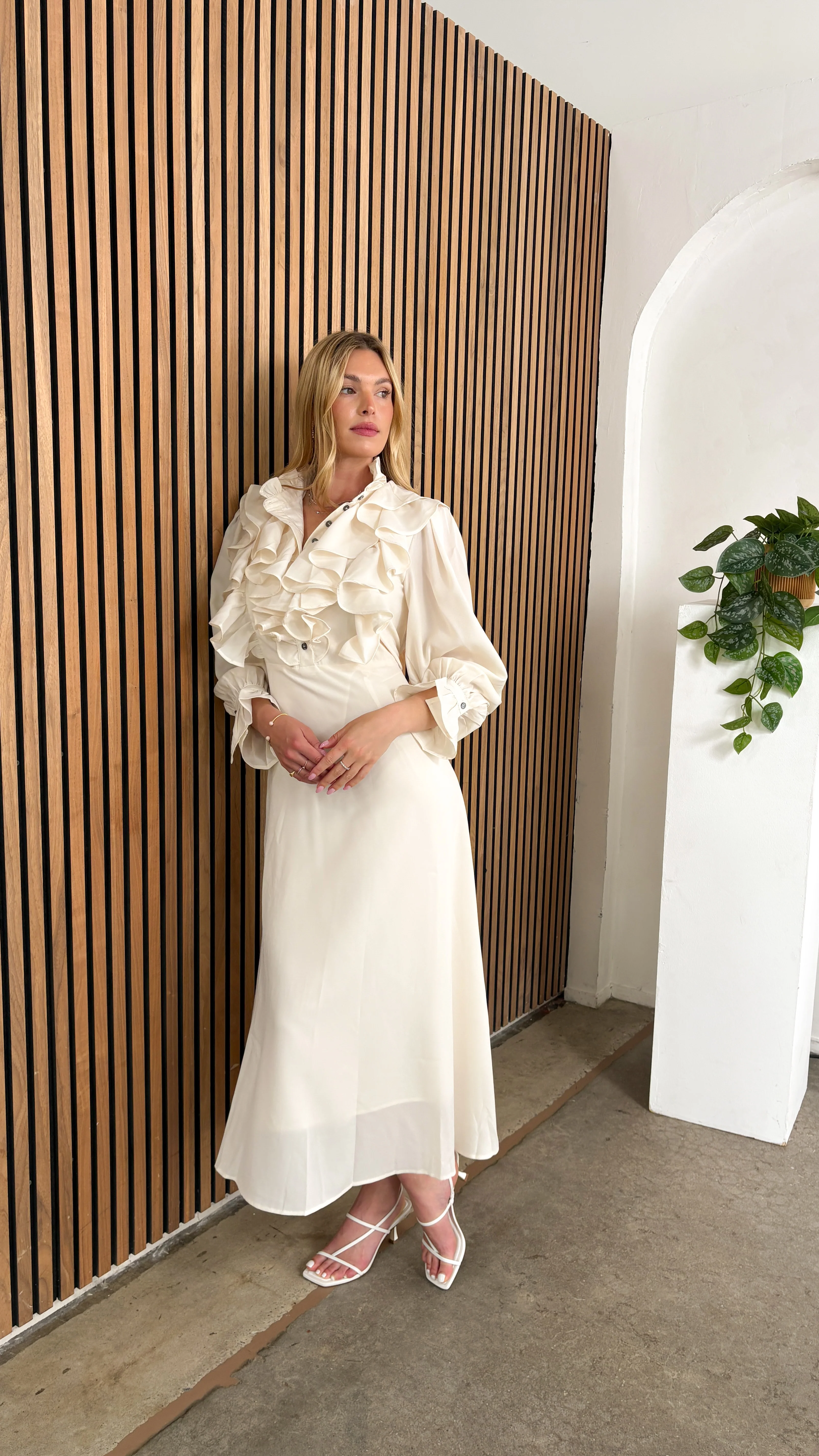Rena Ruffle Dress - Image 4