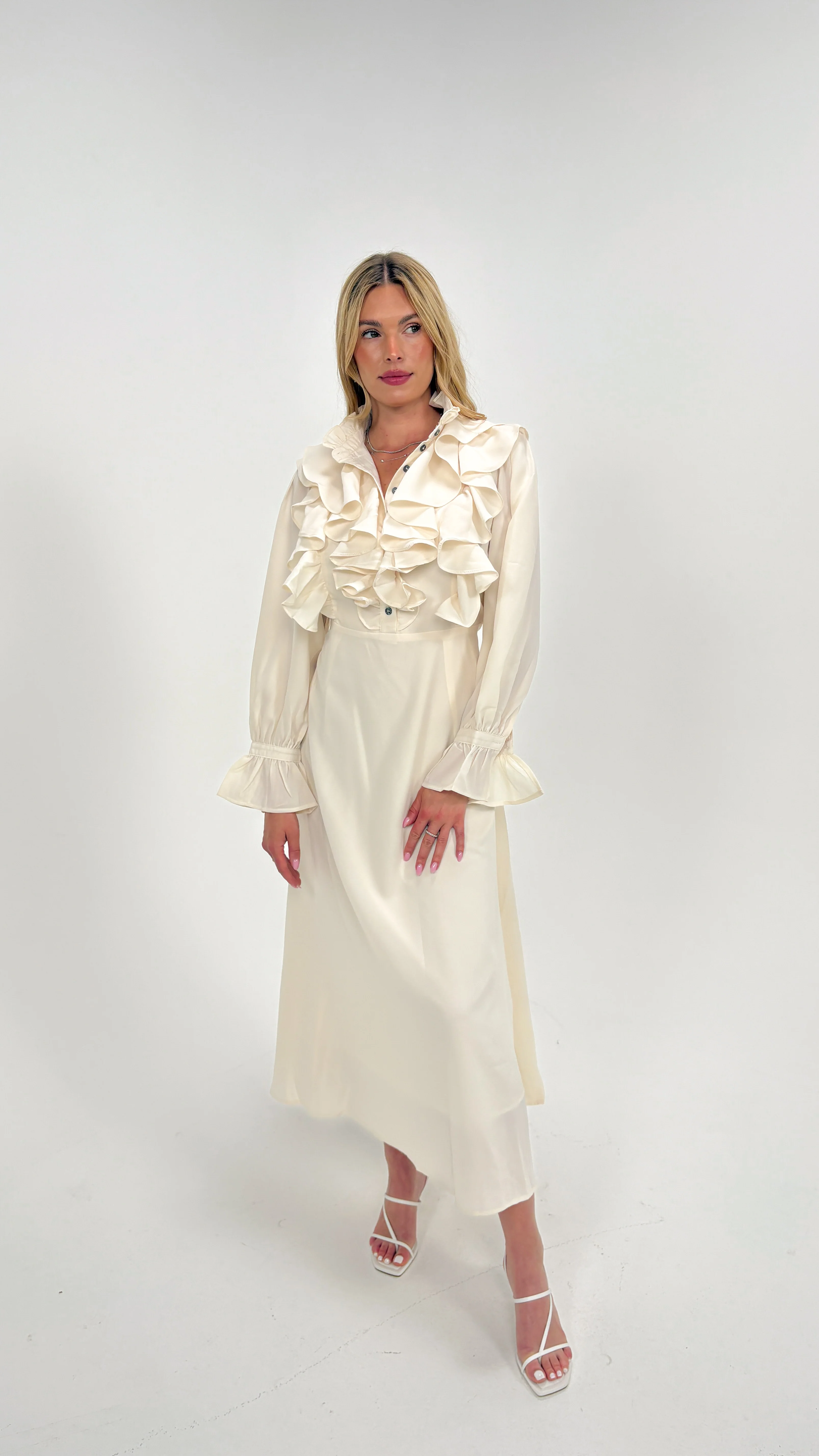 Rena Ruffle Dress - Image 7