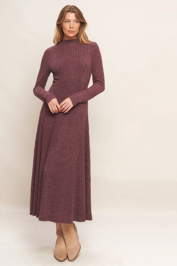 Rebekah Ribbed Maxi Dress - Image 3