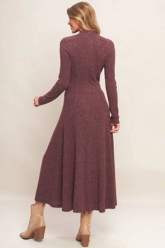 Rebekah Ribbed Maxi Dress - Image 5