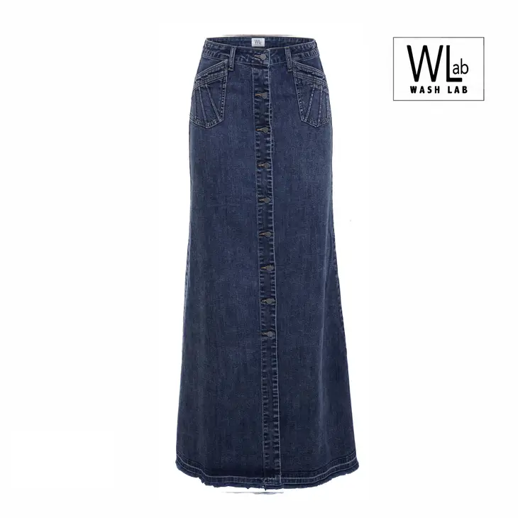 Royal Denim Skirt - Image 3