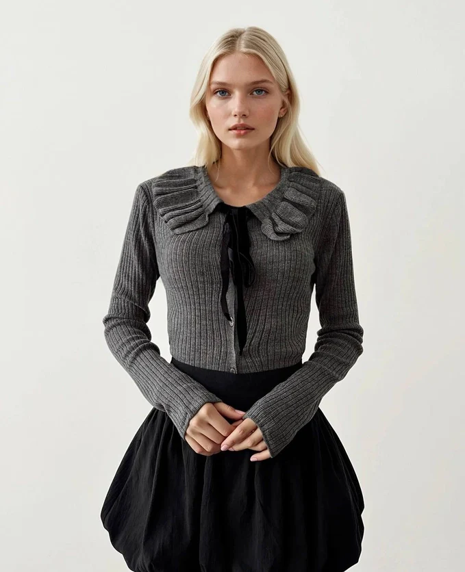 Ruffle Bow Top
