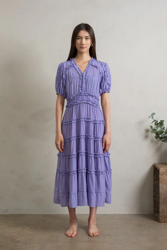 Raya Ruffle Dress - Image 5