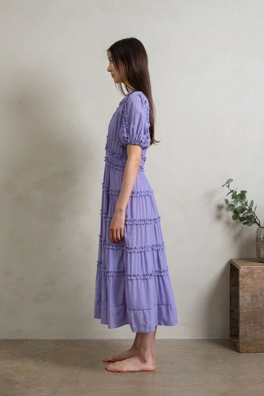 Raya Ruffle Dress - Image 7