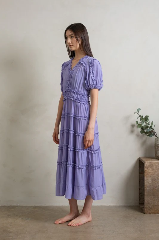 Raya Ruffle Dress - Image 8