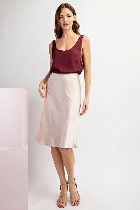Here For It Slip Skirt