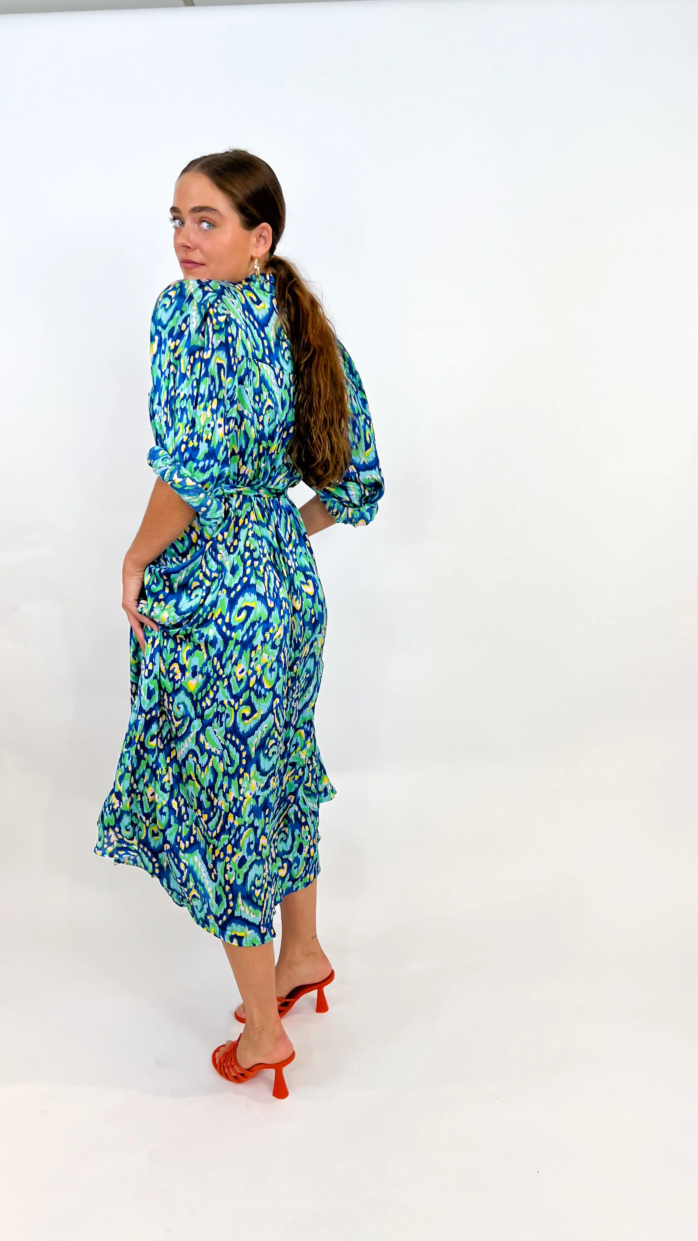 Scarf Tie Maxi Dress - Image 4