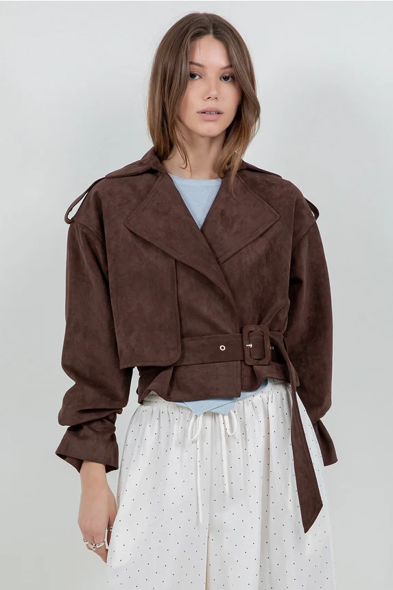 Tell Me Again Suede Jacket