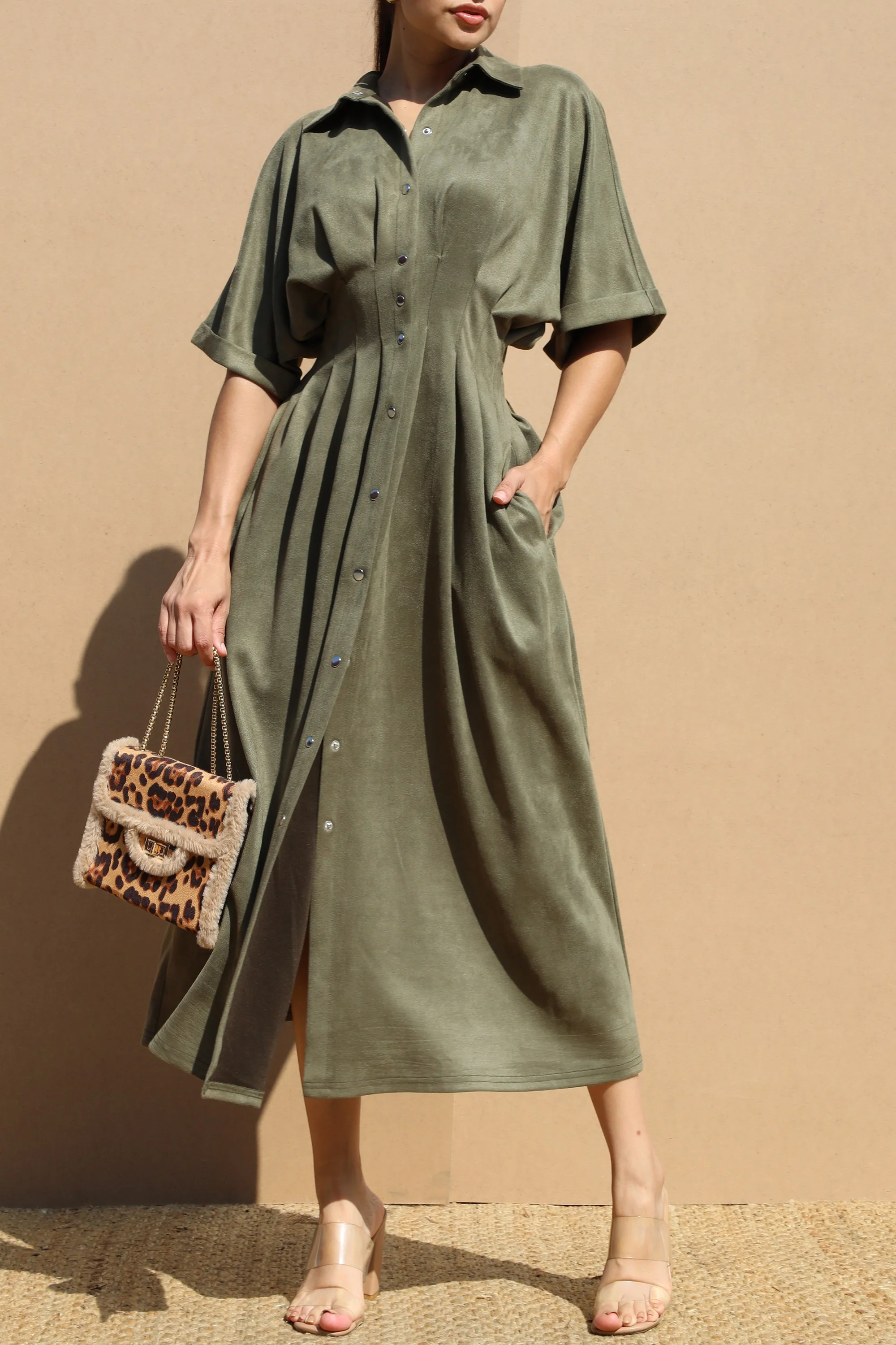 Safari Suede Dress - Image 2