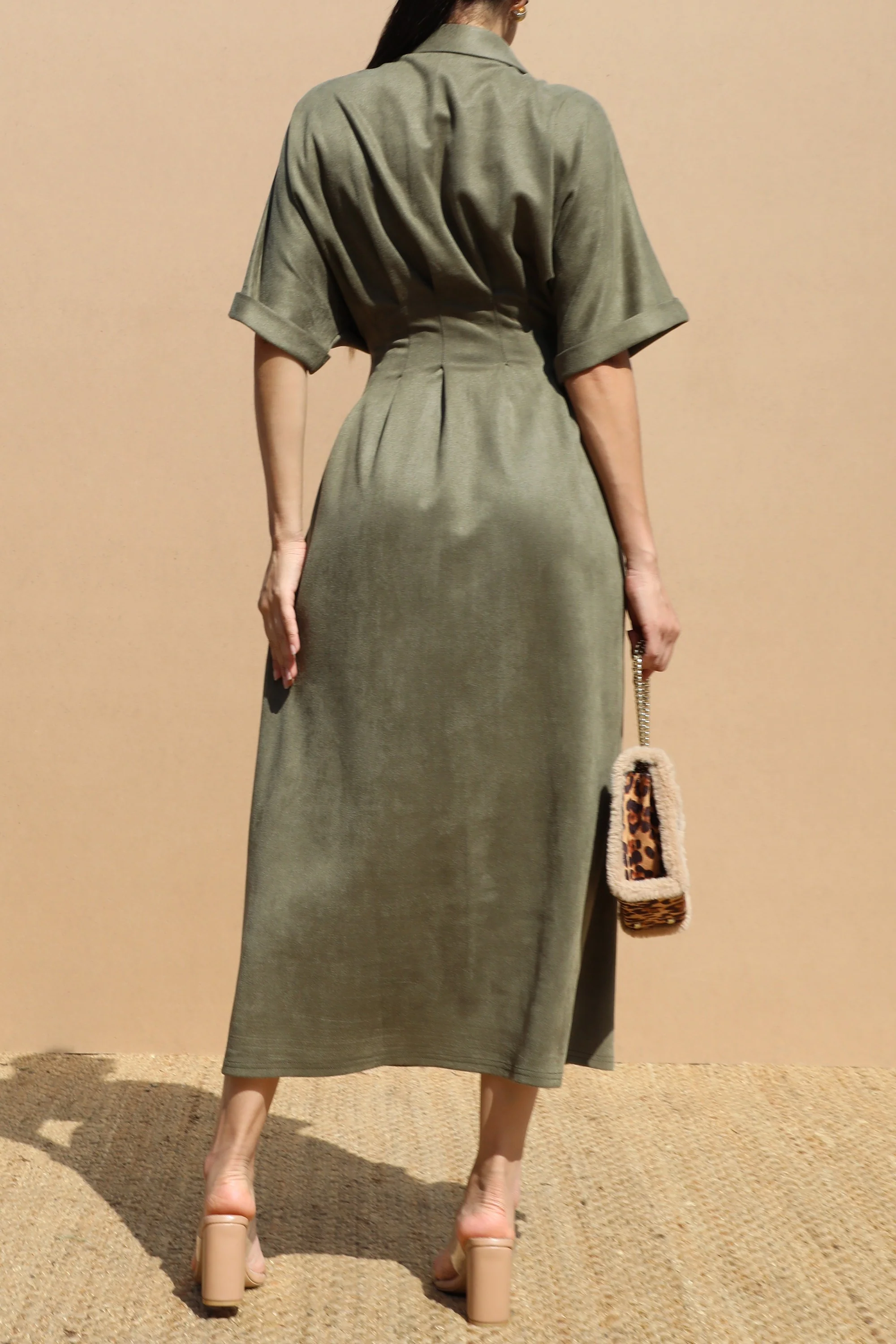 Safari Suede Dress - Image 4