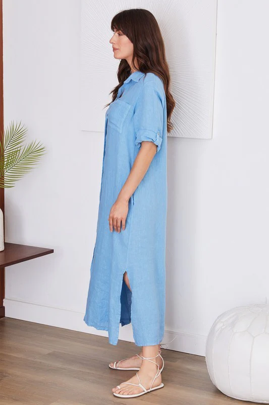 Sweet Escape Linen Dress - Image 8