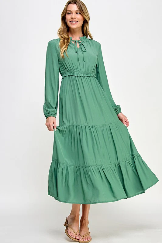 Solved It Tiered Dress - Image 8