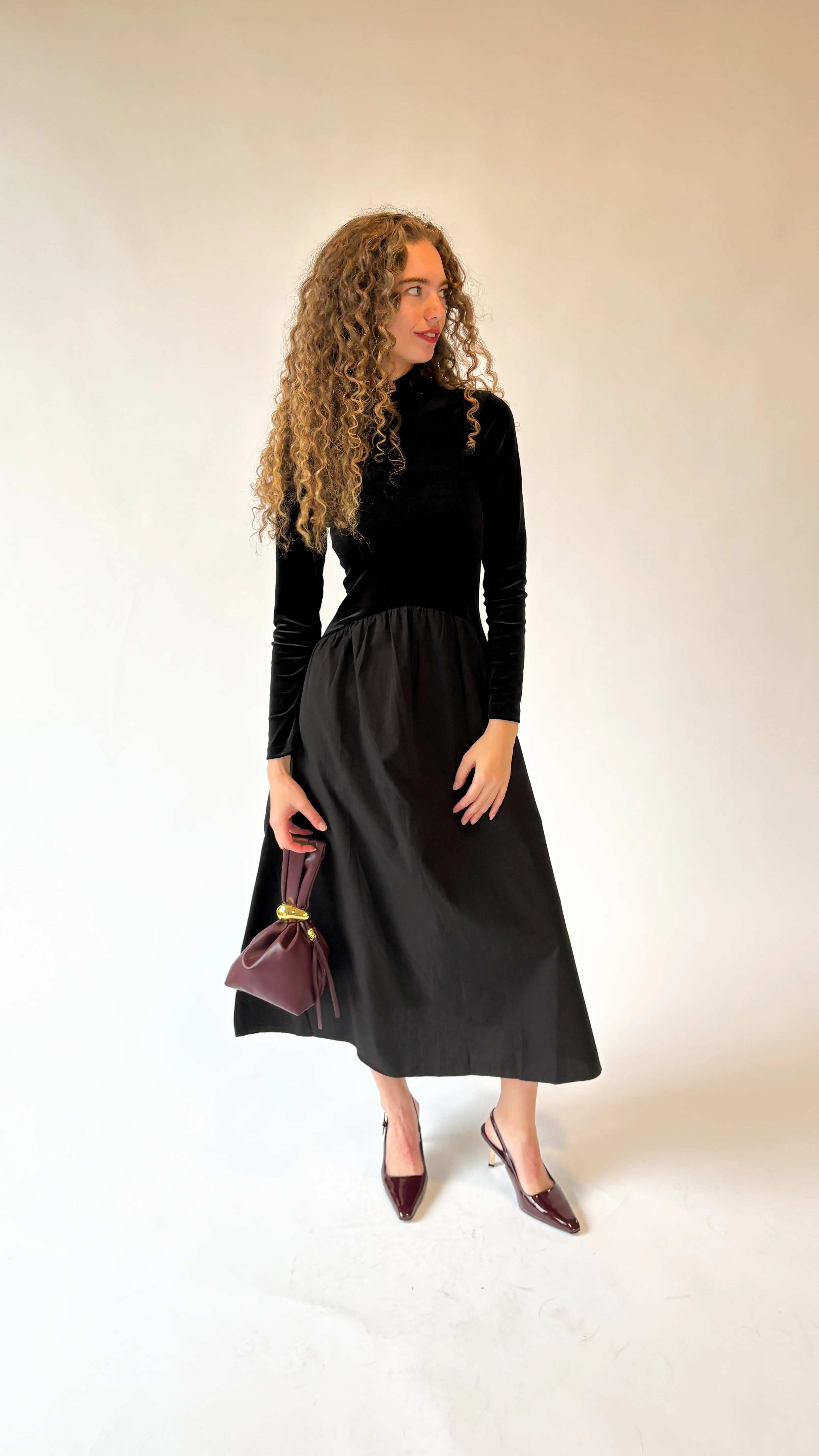 Divina Velvet Maxi Dress