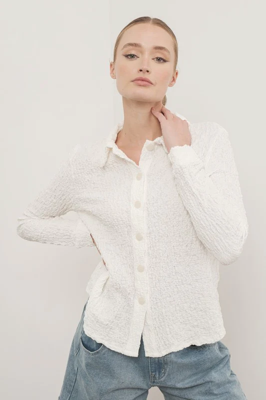 Heartbreaker Crinkle Top