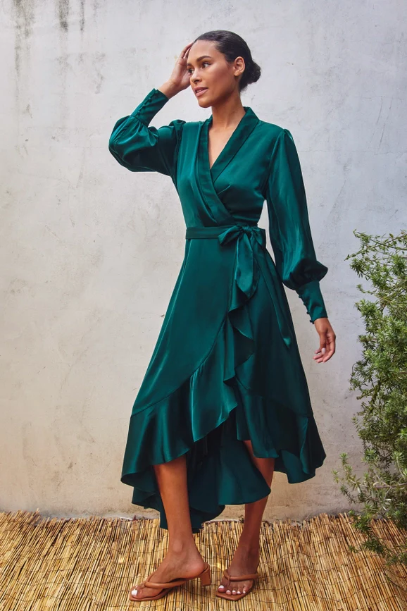 Elizabeth Wrap Dress - Image 10