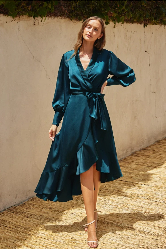 Elizabeth Wrap Dress - Image 16