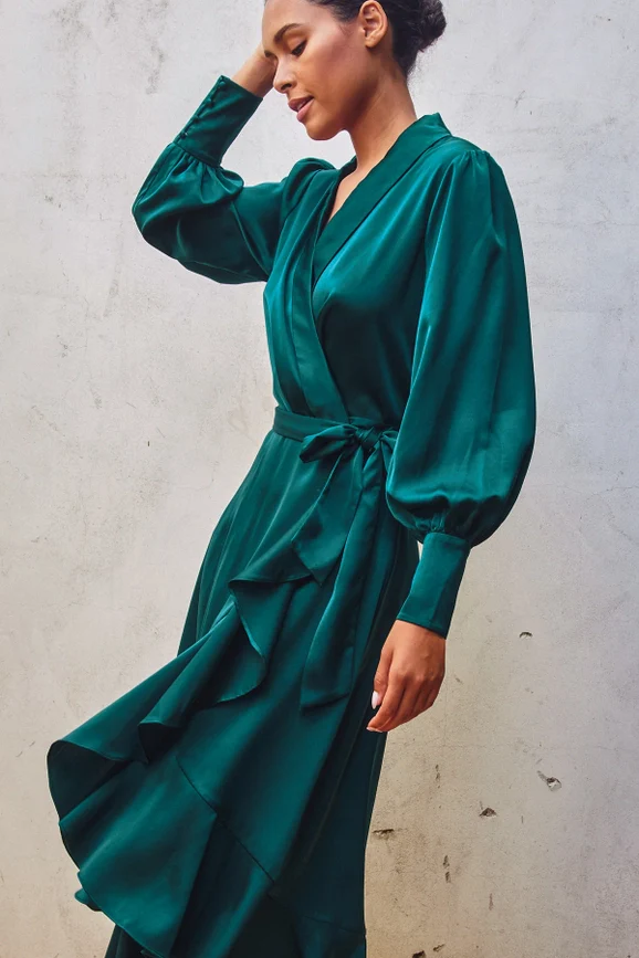 Elizabeth Wrap Dress - Image 8
